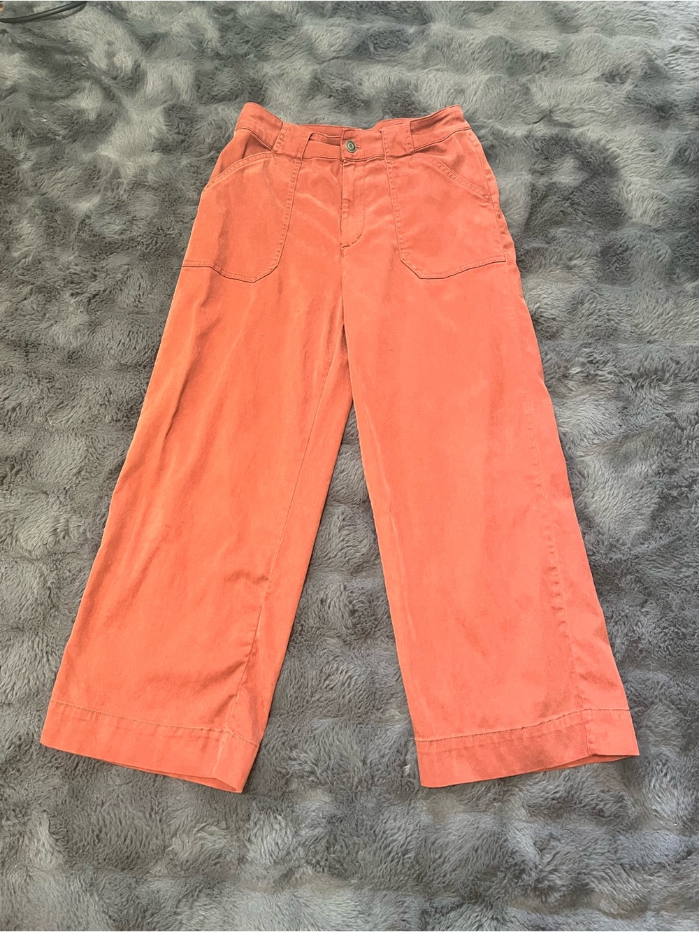 Joie Woman’s wide leg pants Terracotta Lyocell/Cotton Size 8 - Picture 2 of 13